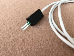 2-pole NT connection cord, test plug to alligator clip, 1.5m