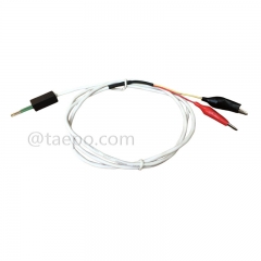 2-pole BRCP connection cord, test plug to alligator clip, 1.5m