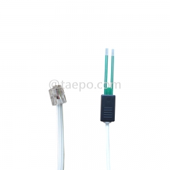 2-pole SM test cord, with test plug to 6P2C modular plug for MDF disconnection block 71 #TP-1401-100, 1.5m