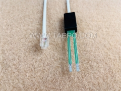 2-pole SM test cord, with test plug to 6P2C modular plug for MDF disconnection block 71 #TP-1401-100, 1.5m