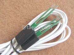 4-pole SM connection cord, with test plug to test plug for MDF disconnection block 71 #TP-1401-100, 1.5m
