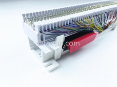 50 pairs S66M block with 1 female 50-pin RJ21 connection
