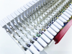 50 pairs S66M block with 1 female 50-pin RJ21 connection