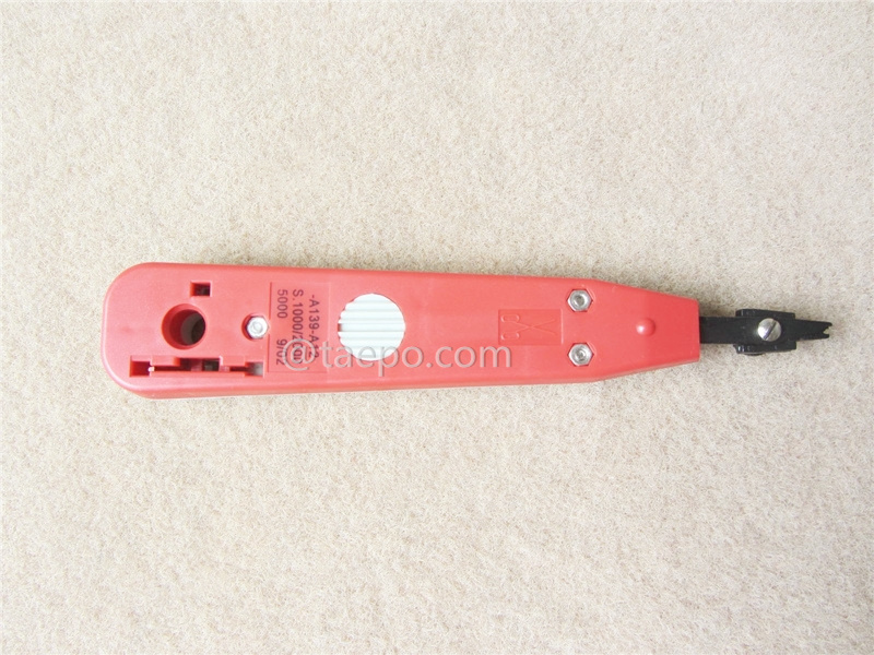  Insertion tool for MDF disconnection block 71 #TP-1401-100, red & grey, with plastic chunk