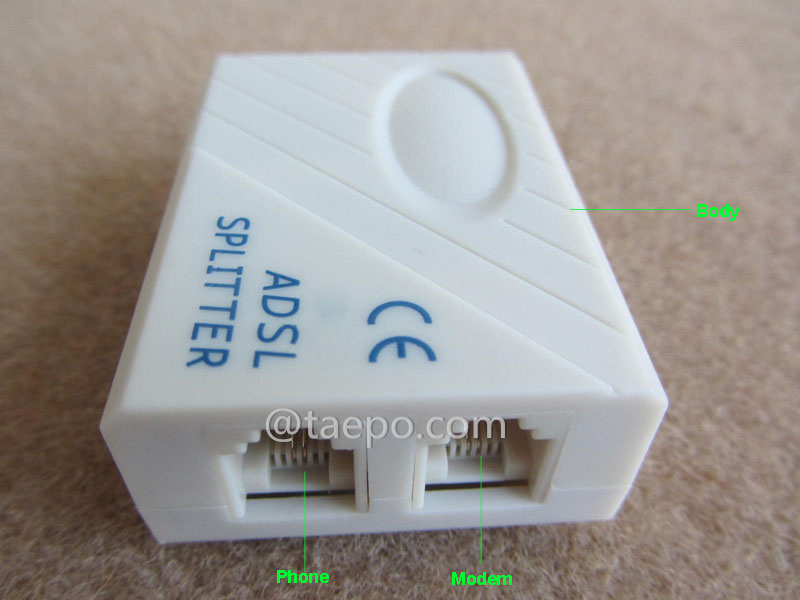 Illustration pictures for CPE ADSL splitter