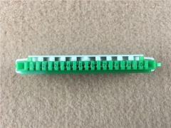 10 pairs super compact profile connection module with wire guide