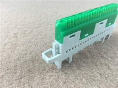 10 pairs super compact profile connection module with wire guide