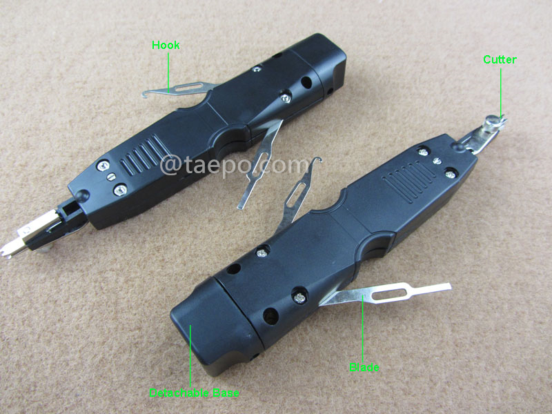 Illustration pictures for IDC multi-purpose impact insertion tool for STG module and LSA module