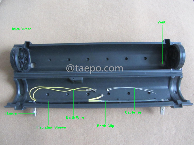 Illustration pictures for 600 pair Copper aerial closure