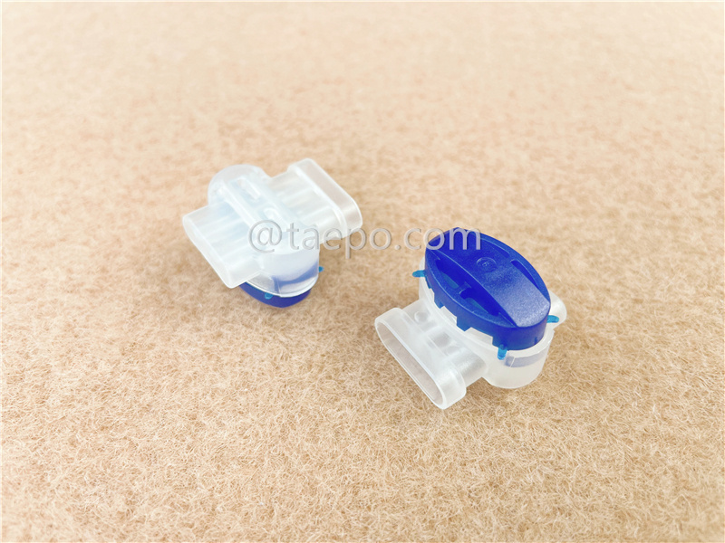314 self-stripping electrical connector, 3-wire, AWG22-14 conductor,  max insulation 3.8mm, dual pins, gel filled