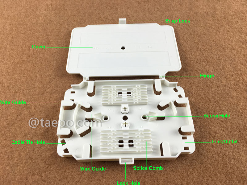 Illustration pictures for  Fiber splice tray, 12 fibers