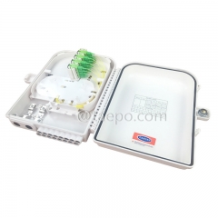 Fiber distribution box (FDB), outdoor, SC, 16 fibers, plastic housing